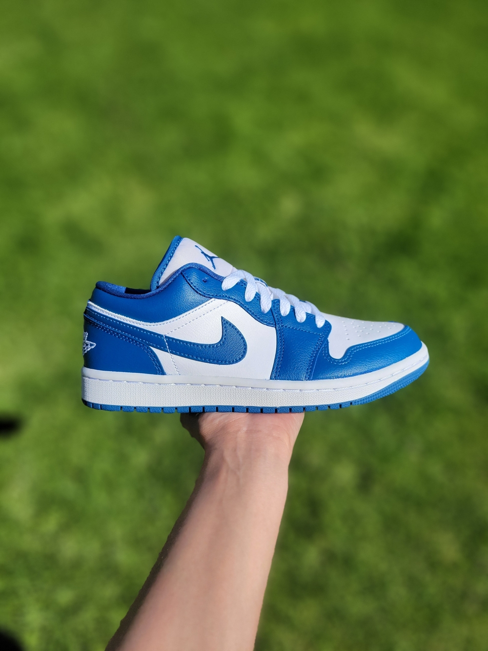 Air Jordan 1 Low " Marina Blue " Womens Shoes 7W